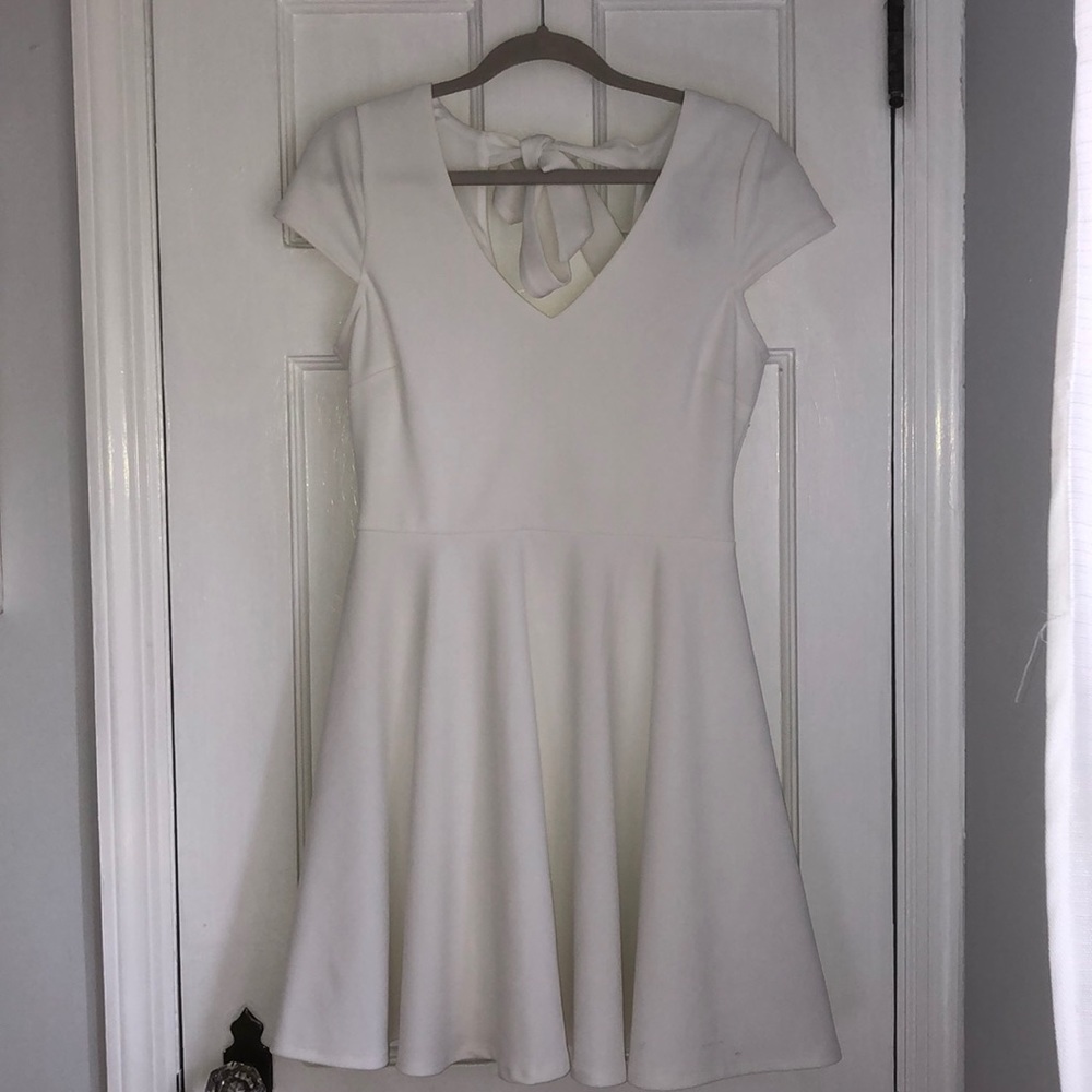 White Skater Dress
